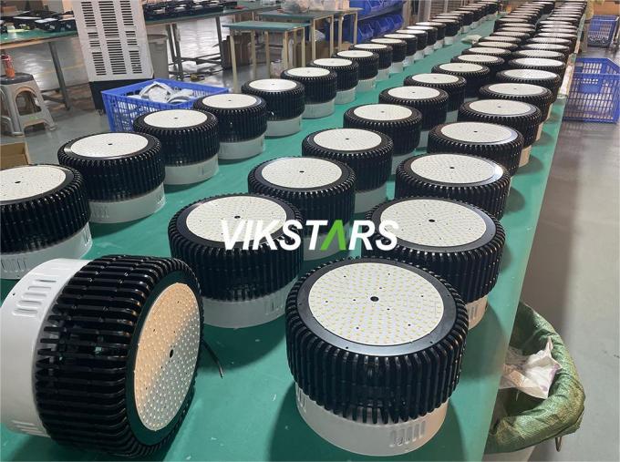 100W 150W 200W 250W অ্যালুমিনিয়াম ফিন LED উচ্চ বে লাইট প্রতিফলক সঙ্গে বাণিজ্যিক আলো জন্য 9