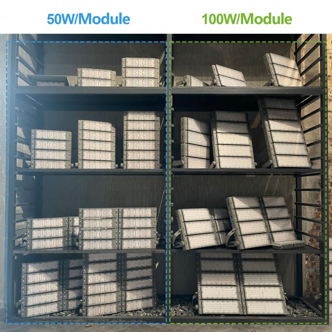 100w-1200w স্পোর্টস স্টেডিয়াম জন্য LED বন্যা আলো গলফ কোর্স টানেল বন্যা আলো 0