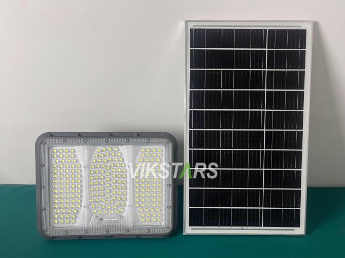গরম বিক্রয় 100W 200W 300W 400W সোলার ফ্লাড লাইট পিসি লেন্স সহ গ্রামীণ আউটডোর আলো IP65 জলরোধী সোলার গার্ডেন লাইট 5