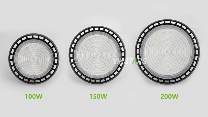 সস্তা দাম উফো হাই বে লাইট 100W 150W 200W গুদাম কর্মশালা কারখানা জন্য 2