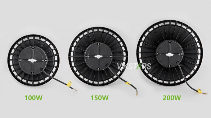 সস্তা দাম উফো হাই বে লাইট 100W 150W 200W গুদাম কর্মশালা কারখানা জন্য 4