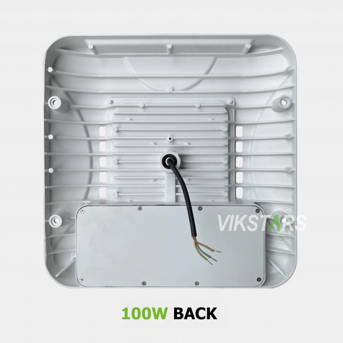 উচ্চ গুণমান 135lm/w 100W 150W 200W LED গ্যাস স্টেশন লাইট, পেট্রোল স্টেশনগুলির জন্য SKD ল্যাম্প কিট ক্যানোপি লাইট সমর্থন করে 2