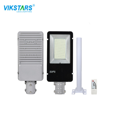 কেনা রিমোট কন্ট্রোল 100w সোলার স্ট্রিট লাইট সিমেন্ট পোল লাইটিং ইনপুট ভোল্টেজ AC100-240V অনলাইন উত্পাদন
