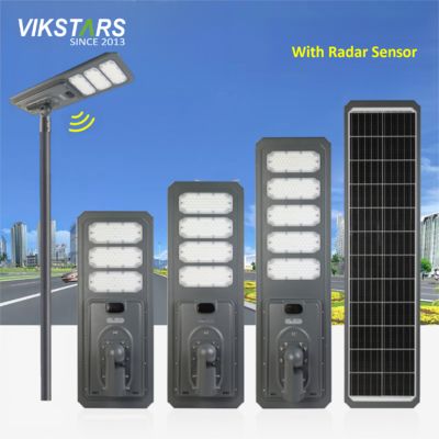 কেনা নিউ 100W 200W 300W 400W 500W অল ইন ওয়ান অ্যালুমিনিয়াম সোলার স্ট্রিট লাইট পাইকারি জন্য অনলাইন উত্পাদন