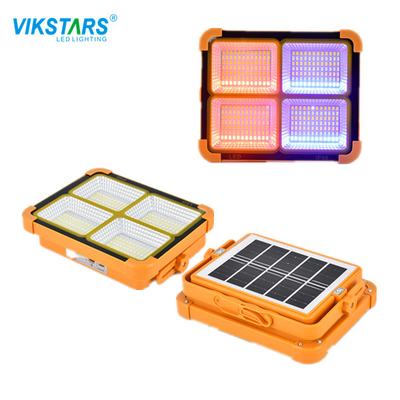 সোলার চার্জেবল পোর্টেবল লাইট 200W সঙ্গে IP66 সহ আউটডোর ট্রাভেল লাইটিং