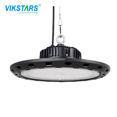 277V 2700K রাউন্ড ইন্ডাস্ট্রিয়াল হাই বে এলইডি লাইট 50w 9.4*5.9in রিং হুক সহ