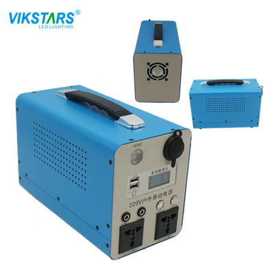 বাইরের আলোর জন্য ছোট আকারের 500w বিশুদ্ধ সাইন ওয়েভ পোর্টেবল পাওয়ার স্টেশন