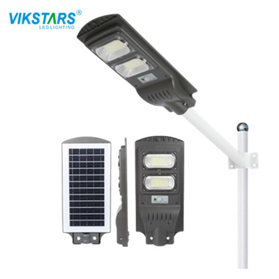6V/ 8W 60W অল ইন ওয়ান LED সোলার স্ট্রিট লাইট 120pcs সিমেন্ট পোল