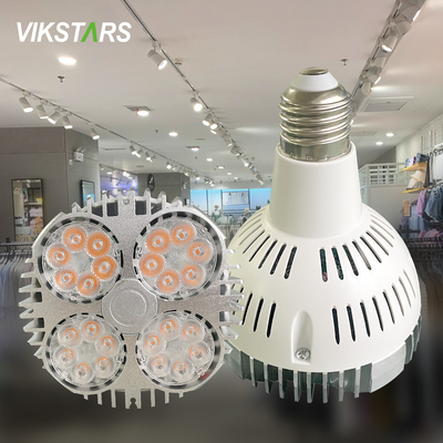 গরম বিক্রয় এলইডি স্পটলাইট 35W PAR30 বাল্ব পোশাকের জন্য দোকান ট্র্যাক আলো প্রদর্শন হল পটভূমি স্পটলাইট