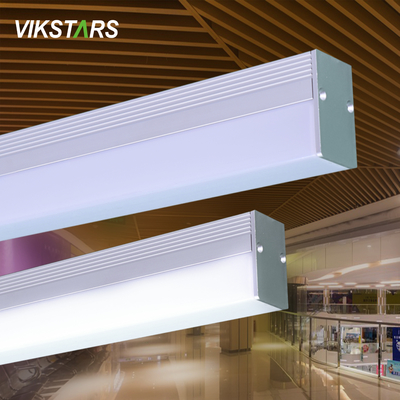 36W 3600lm 47in সাদা রৈখিক দুল আলো LED অ্যালুমিনিয়াম হিট সিঙ্ক