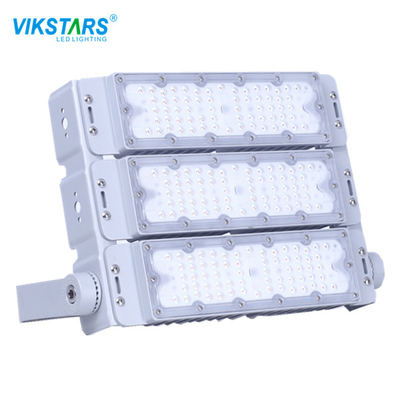 26000lm 130lm/ W আউটডোর LED ফ্লাড লাইট 200W 70Ra বিল্ডিং ওয়াল মাউন্ট করা হয়েছে