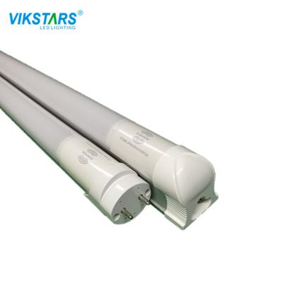 PIR সেন্সর 120lm/ W সুপার ব্রাইট সহ SMD2835 CRI80 T8 স্মার্ট LED টিউব লাইট