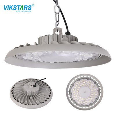 ব্যাডমিন্টন কোর্টের জন্য গ্রে UFO 100W LED হাই বে লাইটিং 135lm/ W 295*95mm