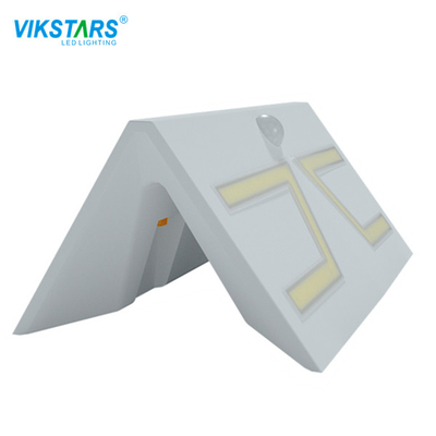 ওয়াকওয়ে ABS হাউজিং ম্যাটেরিয়ালের জন্য 5W সোলার লাইট 8m সেন্সিং ডিসটেন্স